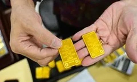 Giá vàng miếng SJC xuống thấp nhất trong vòng 1 tháng