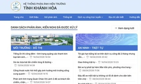 Hệ thống phản ánh hiện trường Khanhhoa-S: Cầu nối gần dân, sát dân