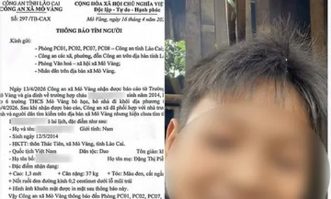 Bé trai mất tích sau khi bị bố đánh, lãnh đạo xã tiết lộ chi tiết khó tin