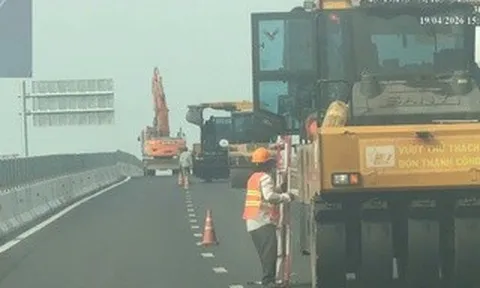 Thi công thiếu an toàn trên tuyến cao tốc Cần Thơ – Hậu Giang, một công ty bị phạt