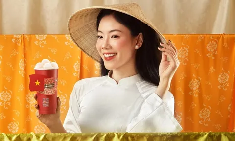 Tinh thần 30/4 hiện diện trên thiết kế ly của Katinat