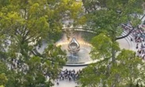 Ảnh chụp giọt nước ở công viên tưởng niệm các nạn nhân COVID-19 đoạt giải nhất
