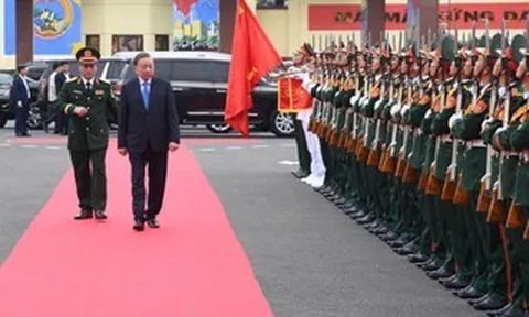 Tổng Bí thư, Chủ tịch nước Tô Lâm thăm và làm việc với Quân khu 5