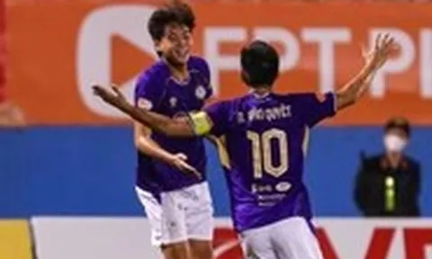 Cầu thủ trẻ Nguyễn Anh Tiệp tỏa sáng, giúp CLB Hà Nội thắng Ninh Bình