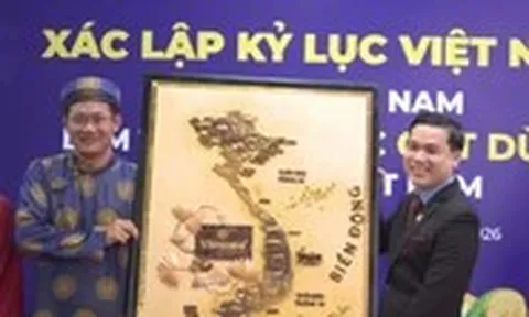 Chiêm ngưỡng bản đồ Việt Nam từ xôi nước cốt dừa