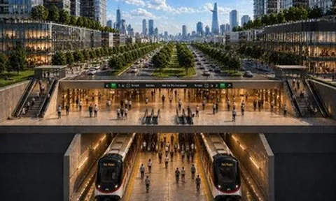 Metro Bến Thành - Thủ Thiêm xuyên lòng sông Sài Gòn, ga ngầm sâu kỷ lục 33m