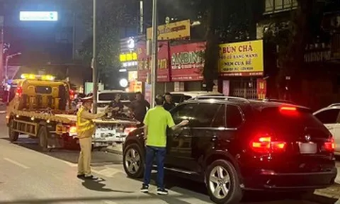 CSGT Hà Nội xử phạt tài xế BMW vi phạm nồng độ cồn 19 triệu, tạm giữ xe 7 ngày
