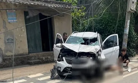 Va chạm với ô tô ở Hải Phòng, người chồng tử vong tại chỗ, vợ và con bị thương