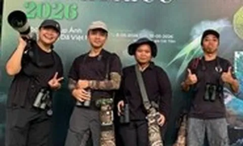 Hơn 100 vận động viên tham gia cuộc thi chụp ảnh chim hoang dã lớn nhất Việt Nam