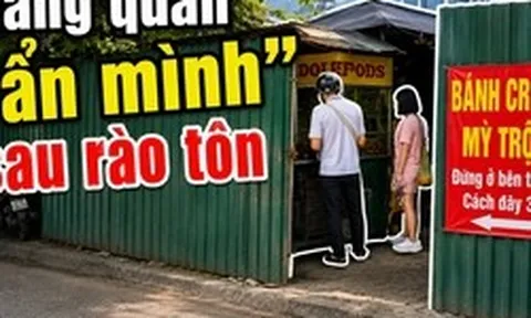 Sau 1 ngày "gây bão", những tấm menu, mã QR treo khắp hàng rào tôn đã biến mất hàng loạt