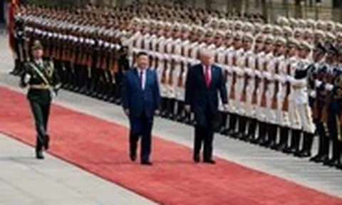Những hình ảnh đáng nhớ trong chuyến thăm Trung Quốc của ông Trump