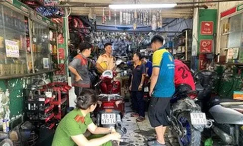 CSGT kiểm tra 3 tiệm sửa xe ở Thủ Đức, yêu cầu không độ xe