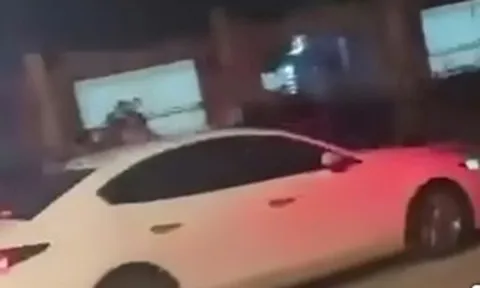 VIDEO: Tài xế lái xe ô tô cán qua người khác rồi bỏ chạy