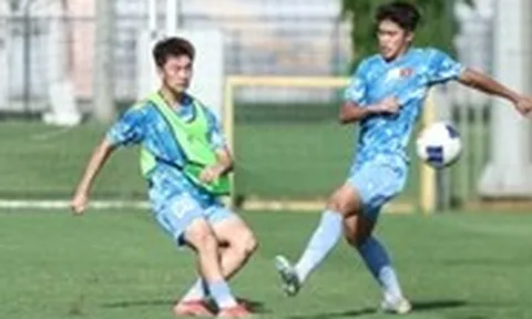 U19 Việt Nam tập buổi cuối cùng trước khi lên đường sang Indonesia