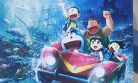 Vừa xem phim vừa đọc truyện Doraemon: Nobita và lâu đài dưới đáy biển