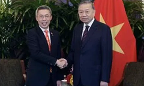 Tổng Bí thư, Chủ tịch nước Tô Lâm tiếp các tập đoàn công nghệ, tài chính, ngân hàng Singapore