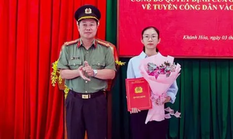 Vợ thiếu tá hy sinh được tuyển vào ngành công an: ‘Tôi muốn tiếp nối màu áo của chồng’