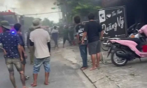 Tưới xăng đốt tiệm giặt sấy ở Cà Mau, nghi phạm đã tử vong
