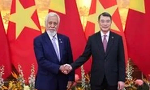 Thủ tướng Lê Minh Hưng đón và hội đàm với Thủ tướng Timor-Leste