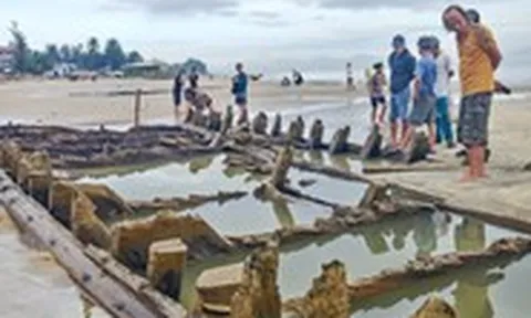Vì sao gần 3 năm vẫn chưa thể khai quật con tàu cổ xuất hiện ở bờ biển Hội An?