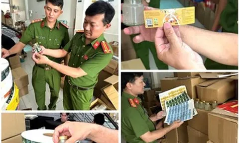 Thu giữ 70.000 hũ trong đường dây yến giả 'khủng': Công an công bố hình ảnh sản phẩm