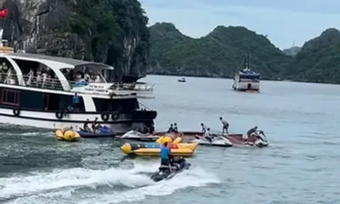 Va chạm tàu du lịch trên vịnh Lan Hạ, một nữ du khách tử vong