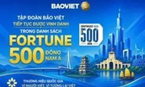 Tập đoàn Bảo Việt tiếp tục được vinh danh trong Fortune Southeast Asia 500