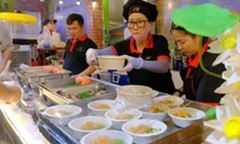 Không gian ẩm thực sen của Lễ hội sen Đồng Tháp