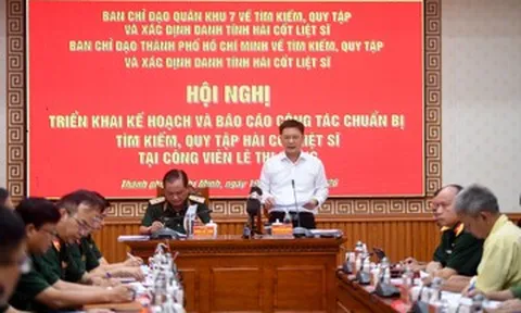 TPHCM chốt ngày động thổ tìm mộ liệt sĩ tập thể tại công viên Lê Thị Riêng