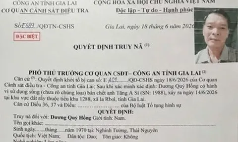 Truy nã đặc biệt nghi phạm nổ súng bắn chết người rồi bỏ trốn
