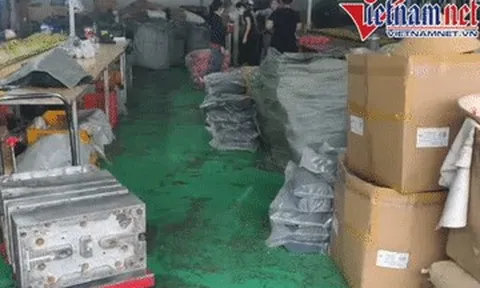 Đường dây sản xuất dép giả thương hiệu CROCS ‘khủng’, thu lợi hàng chục tỷ đồng