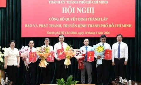 Công bố quyết định thành lập Cơ quan Báo và Phát thanh, Truyền hình TPHCM