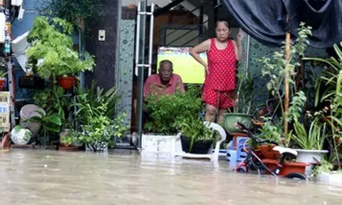 Nước ngập mênh mông tại nhiều khu dân cư ở Hải Phòng, Quảng Ninh