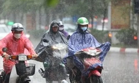 Đêm nay, nhiều khu vực tại Bắc Bộ có mưa to