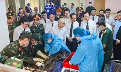 Bước đầu phát hiện 7 bộ hài cốt liệt sĩ tại Công viên Lê Thị Riêng