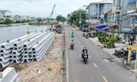 Hiện trạng dự án bờ bắc kênh Đôi sau gần một năm khởi công