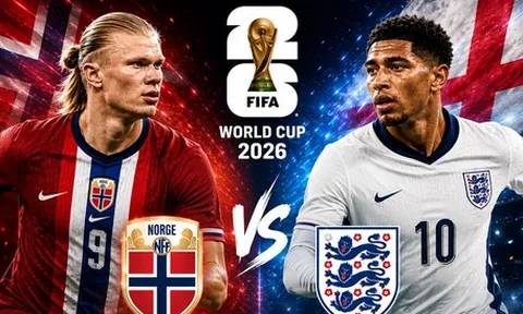 Tương quan sức mạnh giữa Na Uy và Anh ở tứ kết World Cup 2026