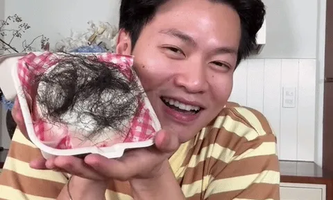 Giới trẻ thi nhau ăn bánh kem dính 'tóc'