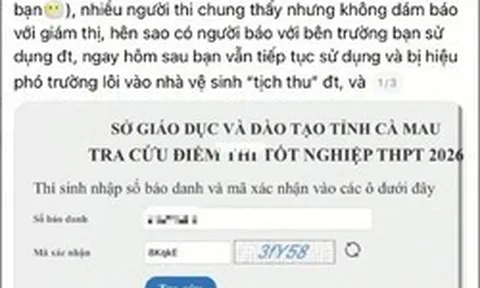 Động cơ của người "tố cáo" sai sự thật vụ nữ sinh mang điện thoại vào phòng thi trong kỳ thi tốt nghiệp THPT