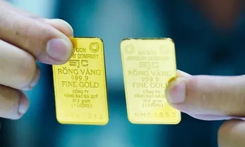 Giá vàng miếng SJC tăng gần 1 triệu đồng/lượng