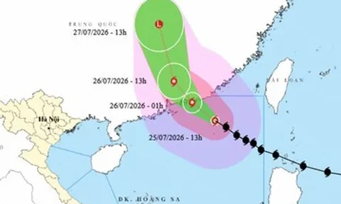 Bão số 2 Noul đạt cường độ cực đại cấp 12, giật cấp 15, vẫn di chuyển rất nhanh