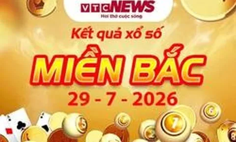 XSMB 29/7 - Kết quả XSMB hôm nay thứ 4 ngày 29/7/2026
