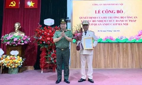 Công an Hà Nội có tân Phó Thủ trưởng Cơ quan An ninh điều tra