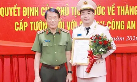 Giám đốc Công an Lai Châu được thăng cấp bậc hàm Thiếu tướng
