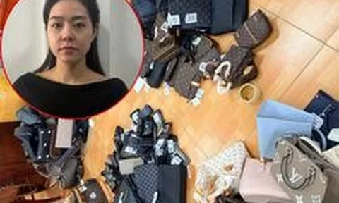 Bà chủ công ty sản xuất hàng hiệu giả Phạm Thị Kim Xuyến SN 1997 ra đầu thú