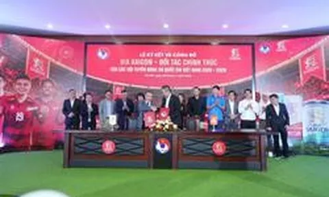 SABECO và VFF gia hạn hợp tác chiến lược, tiếp sức cho bóng đá Việt Nam giai đoạn 2026 - 2029