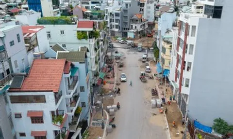 Cận cảnh đường 4 làn xe trên kênh từng ô nhiễm gần sân bay Tân Sơn Nhất