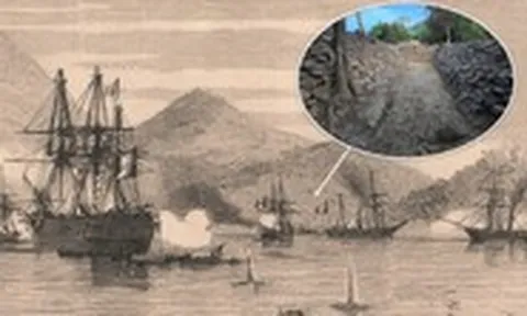 Lộ diện hào sâu thời nhà Nguyễn dưới chân đèo Hải Vân
