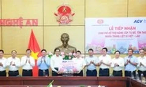 ACV hỗ trợ 20 tỉ đồng nâng cấp Nghĩa trang Liệt sĩ Việt - Lào