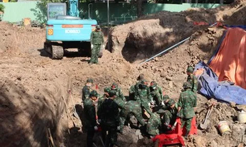 Tiếp tục phát hiện 17 hài cốt liệt sĩ cùng nhiều di vật ở công viên Lê Thị Riêng